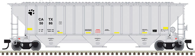 Thrall 4750 3-Bay Covered Hopper - Ready to Run -- CATX 5086 (gray, black)
