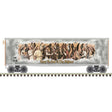 40' Plug-Door Boxcar - Ready to Run -- 2023 Christmas Car #LK214 (gold theme)