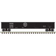 42' Steel Gondola w/Cement Container Load - Ready to Run - Master(R) -- Duluth, Missabe & Iron Range #4166 (black, white)