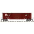 50' Single-Door Boxcar - Ready to Run -- Baltimore & Ohio #299050 (Boxcar Red, 13 States Logo)