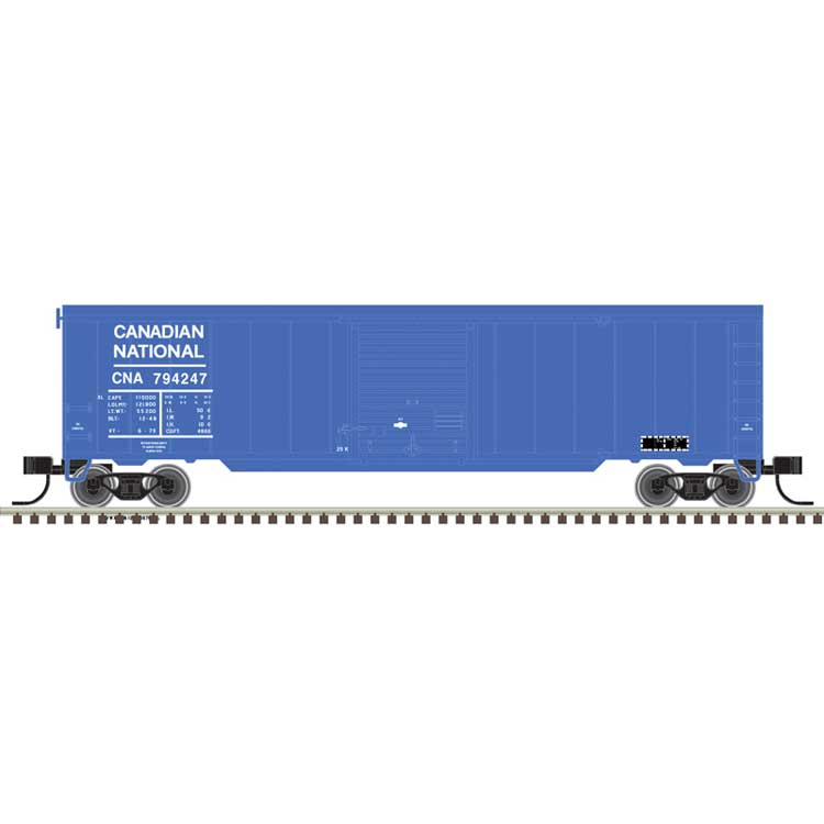 50' Single-Door Boxcar - Ready to Run -- Canadian National #794247 (blue)