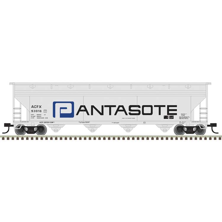 ACF 5250 4-Bay Centerflow Hopper - Ready to Run -- Pantasote ACFX #57265 (gray, black, blue)