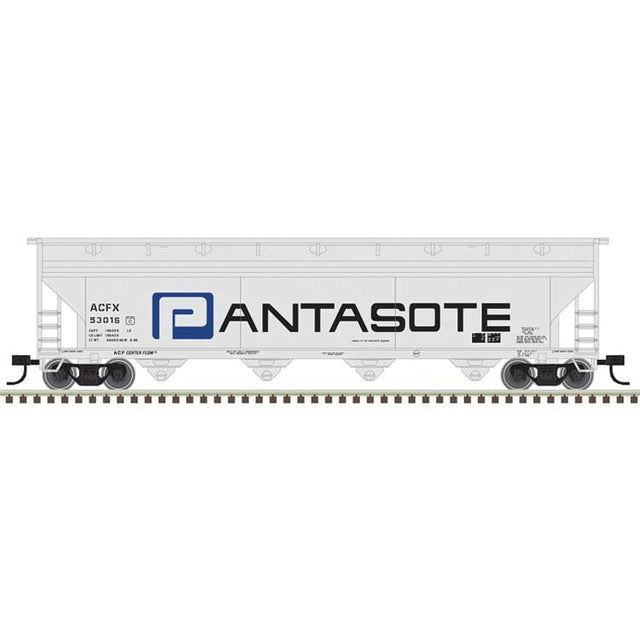 ACF 5250 4-Bay Centerflow Hopper - Ready to Run -- Pantasote ACFX #57265 (gray, black, blue)