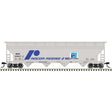 ACF 5250 4-Bay Centerflow Hopper - Ready to Run -- Rocor Resins #945265 (gray, blue, black)