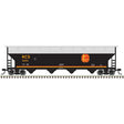 ACF 5250 4-Bay Centerflow Hopper - Ready to Run -- Kansas City Southern #5469 (black, gray, yellow, red)