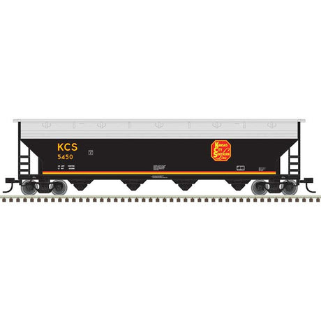 ACF 5250 4-Bay Centerflow Hopper - Ready to Run -- Kansas City Southern #5469 (black, gray, yellow, red)
