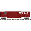 50' Double-Door Boxcar - Ready to Run -- Duluth, South Shore & Atlantic #15587 (Boxcar Red, white)