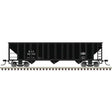 90-Ton 3-Bay Hopper with Load - Ready to Run -- Bessemer and Lake Erie #50132 (black, white)