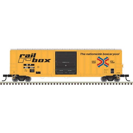 ACF(R) 50'6" Boxcar - Ready to Run -- Missouri Pacific #356743 (Ex-Railbox Patch, yellow, black)