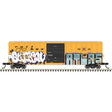 ACF(R) 50'6" Boxcar - Ready to Run -- Railbox #36184 (yellow, black, Fantasy Graffiti)