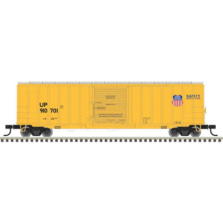 ACF(R) 50'6" Boxcar - Ready to Run -- Union Pacific #910701 (MOW, yellow, Safety Slogan)