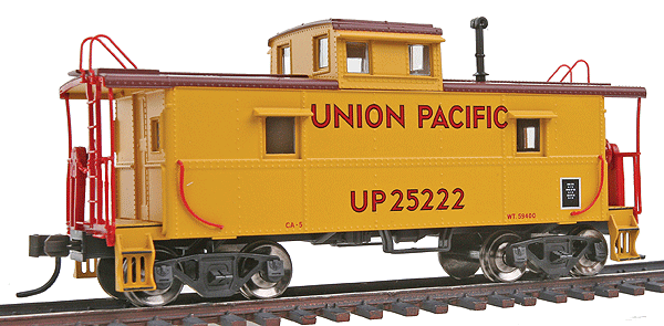 Trainman(R) C&O-Style Center Cupola Caboose -- Union Pacific #25222