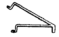 Grab Irons -- Corner, Brass pkg(2)