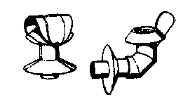 Roof Vents -- For Cabooses, Passenger Cars, Structures, etc. pkg(2)