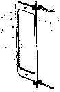Cab Mirror w/Brackets -- pkg(2)