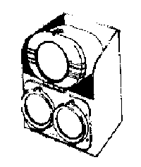Pyle Gyralite -- Single with Headlight (Nose Mount)