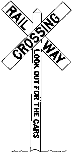 Dry trf signs - railroad