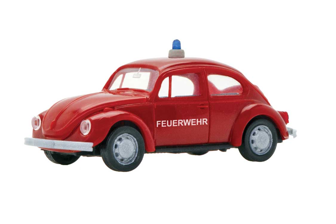1970-1972 Volkswagen Old-Style Beetle Type 11 1302 Working Lights -- Fire Department (red, German Lettering)