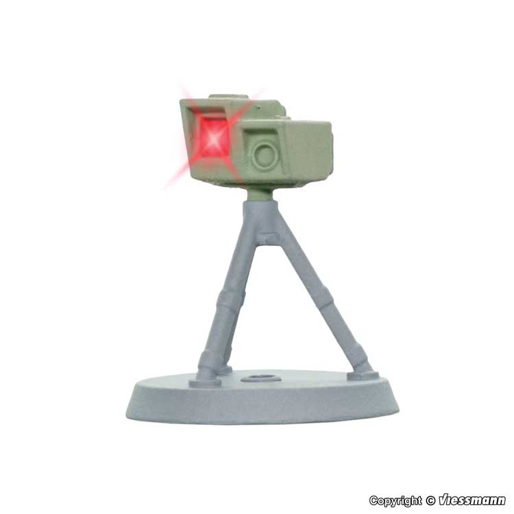 Modern Tripod-Mount Radar Speed Camera w/LED Flash -- Use with #769-8441 Detector for Moving Vehicles