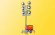 Floodlight Trailer w/Adjustable Light Unit & LEDs