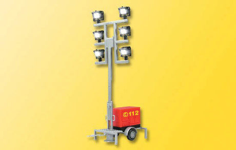 Floodlight Trailer w/Adjustable Light Unit & LEDs