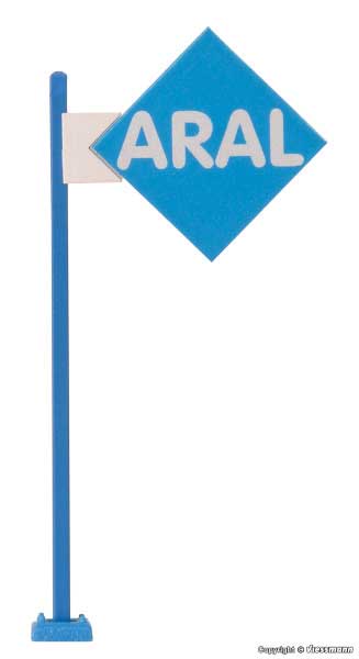 Aral Oil Co. Sign with LED Lighting