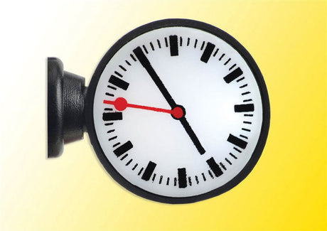 LED Lighted Horizontal-Mount Platform Clock -- 14-16 Volt AC or DC