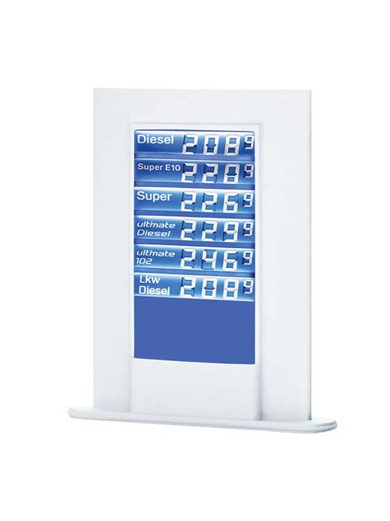 Double-Sided Gas Price Display Sign -- ARAL