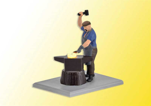 Animated Blacksmith with Glowing Iron -- 14-16 Volt AC or DC-1