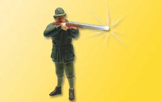 Hunter Firing Rifle w/Illuminated Gun Blast -- 14-16 Volt AC or DC