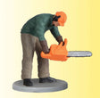 Animated Lumberjack w/Moving Chainsaw