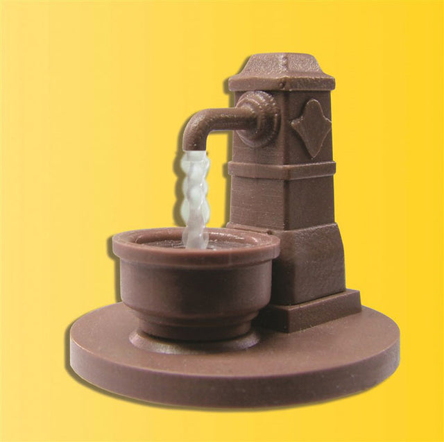 Animated Fountain w/Moving Acrylic Water