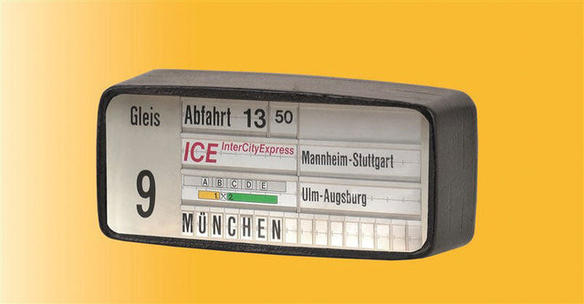 Train Station Destination Display w/LED Lighting -- Era IV-V, Double Sided