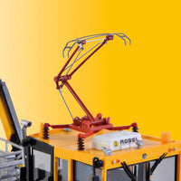 Robel 54.22 Maintenance Vehicle w/Basket & Pan - 3-Rail AC w/Sound & Digital -- Wiebe (yellow, black, gray)