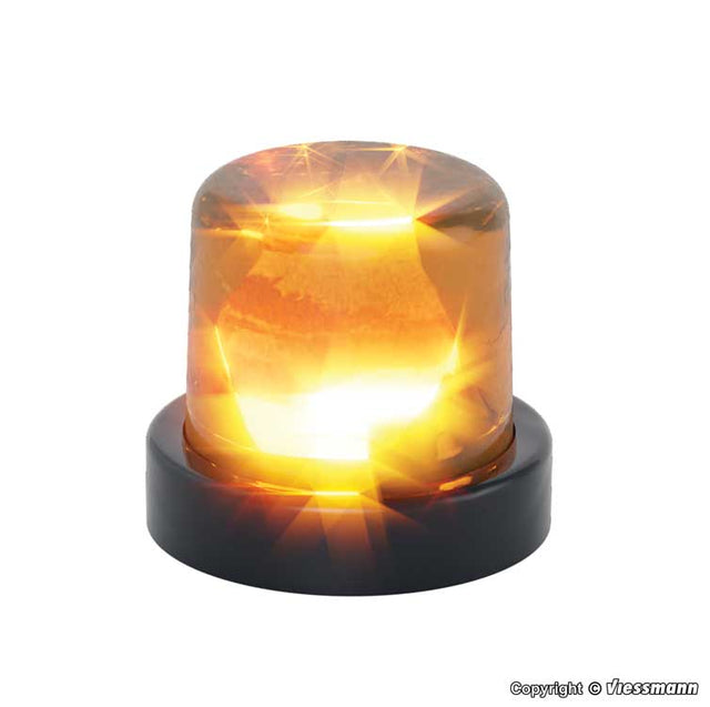 Rotating LED Rotary Beacon -- Yellow