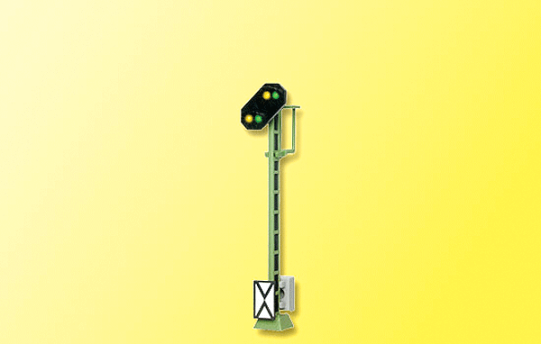 German Federal Railways (DB) Type 1969 Daylight Signal - Assembled -- Distant w/4 Aspects-1