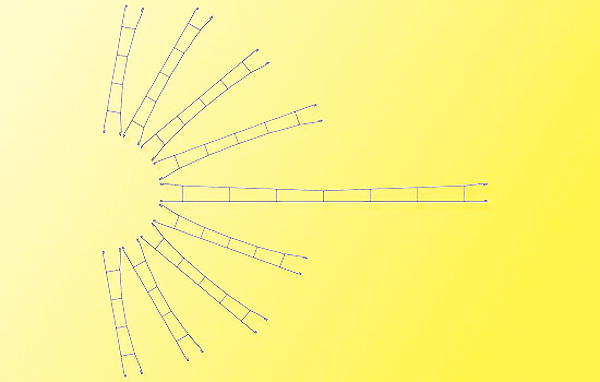 Catenary Wire pkg(5) -- 5-9/16"  142mm