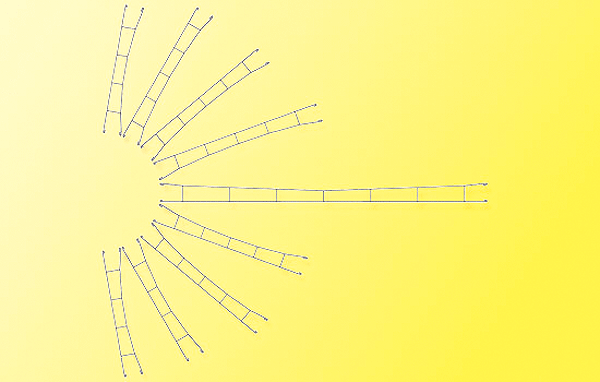 Catenary Wire pkg(5) -- 7-1/2"  190mm