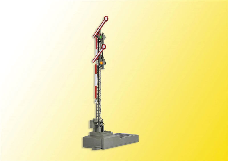 European LED Semaphore 2-Arm Home Signal with DCC Decoder