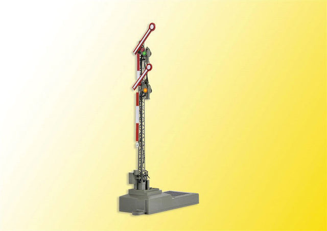 European LED Semaphore 2-Arm Home Signal with DCC Decoder