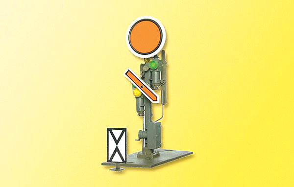 Semaphore Distant Signal -- Movable Disk & Blade-1