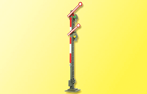 Semaphore Home Signal -- With 2 Coupled Blades-1