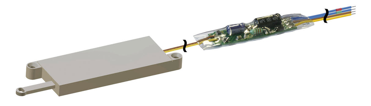Turnout (Point) Motor and DCC Decoder Assembly -- Universal Motor for All Turnouts-2
