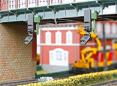 Multiplex Block Signal Head Only -- 6 Aspect pkg(2)