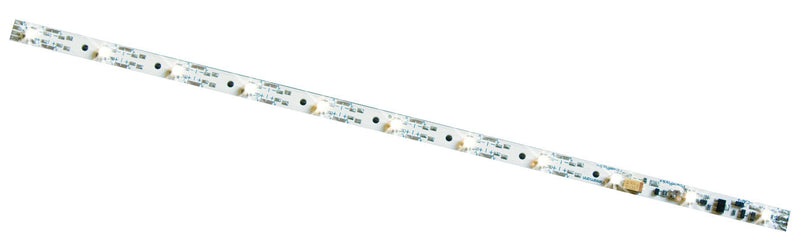 Passenger Car Interior Lighting Strip w/11 LEDs for AC, DC or DCC -- White 25-40mA Current Draw, 1/4 x 10"  .7 x 25.4cm (Can be cut to fit car)