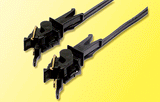 Electrically Conductive Couplers w/Wire Lead -- Fits NEM Standard Coupler Pocket, 2-Pole, Maximum Current: 1 Amp pkg(2)-1