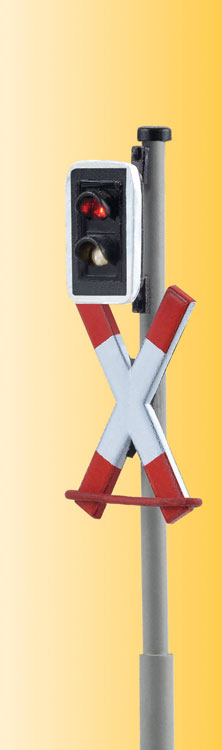 European EBUT 80-Style LED Grade Crossing Signals -- pkg(4)