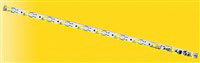 Passenger Car Interior LED Light w/DCC Decoder -- Yellow LEDs, 1/4 x 10"  .7 x 25.4cm