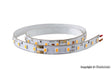 Self-Adhesive 24V LED Light Strips with Resistors 5/16"  .8cm Wide -- 4000K White 6 Sections - 7 LEDs Each, Total 9-13/16" 25cm Long