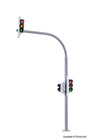 Arc-Mast LED Traffic LED Light with Pedestrian Signal -- Includes Control Circuit pkg(2)
